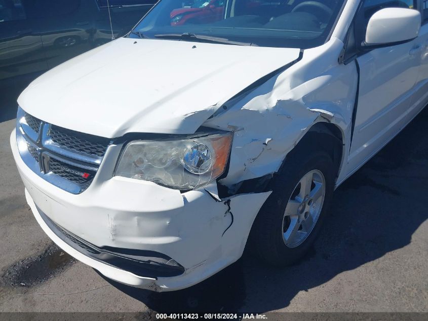 2012 Dodge Grand Caravan Sxt VIN: 2C4RDGCG1CR395278 Lot: 40113423