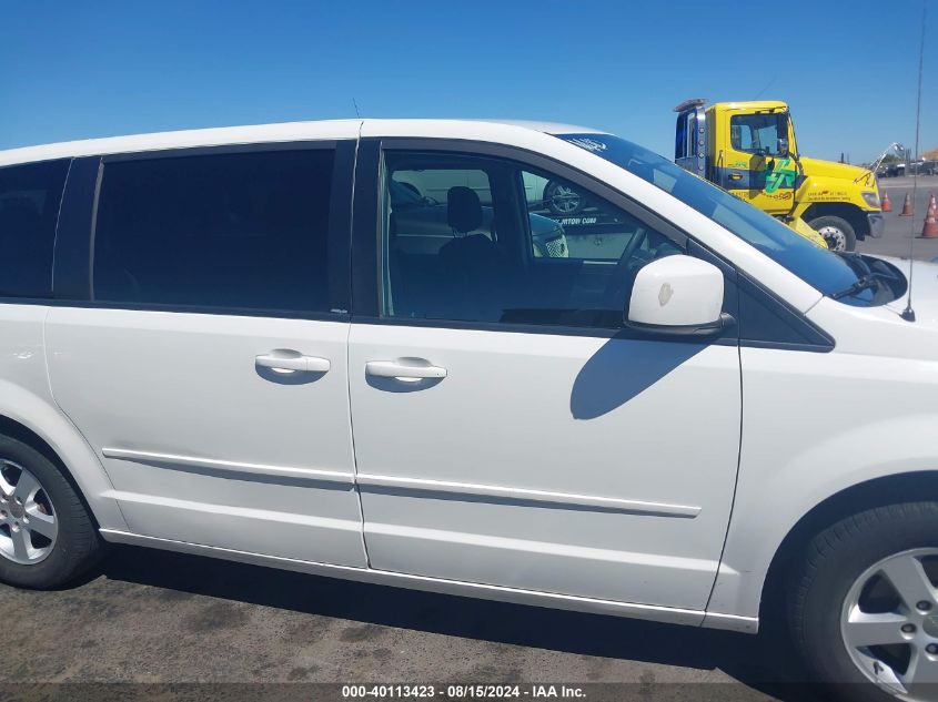 2012 Dodge Grand Caravan Sxt VIN: 2C4RDGCG1CR395278 Lot: 40113423