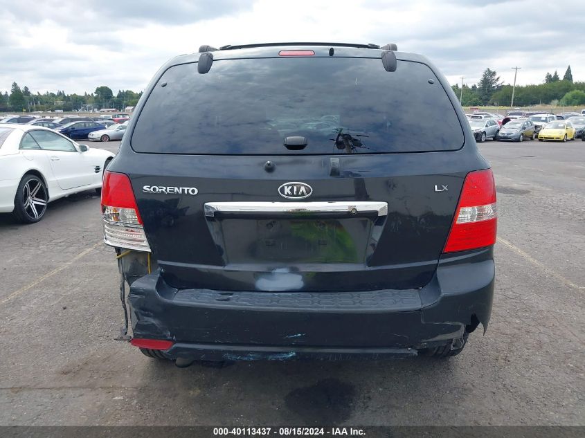 2007 Kia Sorento Lx VIN: KNDJD736275743368 Lot: 40113437