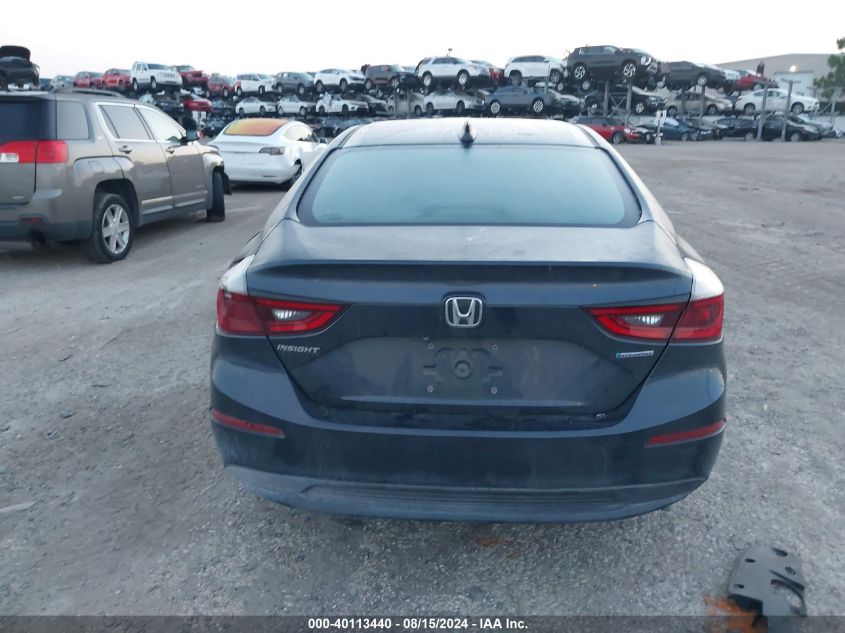 19XZE4F11KE005606 2019 Honda Insight Lx