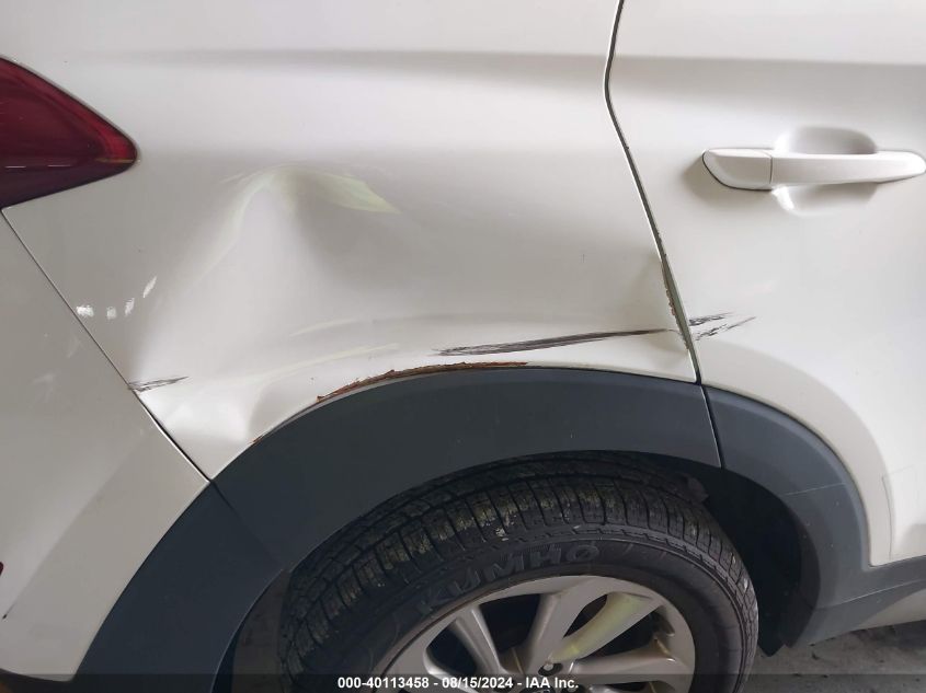 2017 Hyundai Tucson Se VIN: KM8J3CA4XHU505915 Lot: 40113458