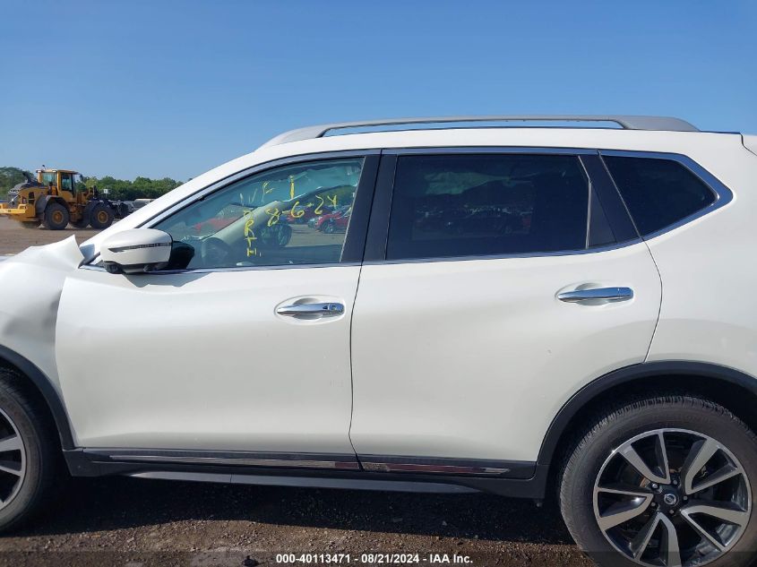 2019 Nissan Rogue Sl VIN: 5N1AT2MV5KC758202 Lot: 40113471