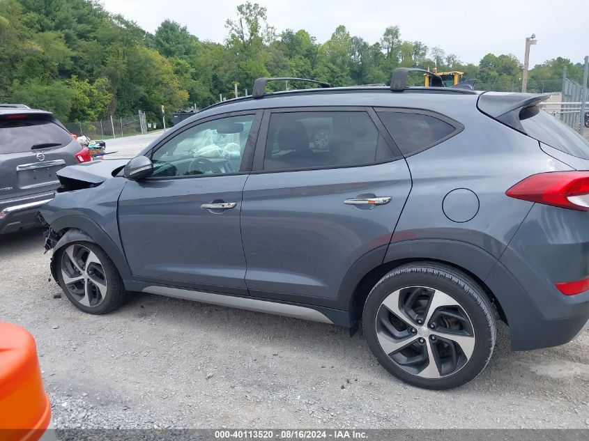 2017 Hyundai Tucson Limited VIN: KM8J3CA24HU297366 Lot: 40113520