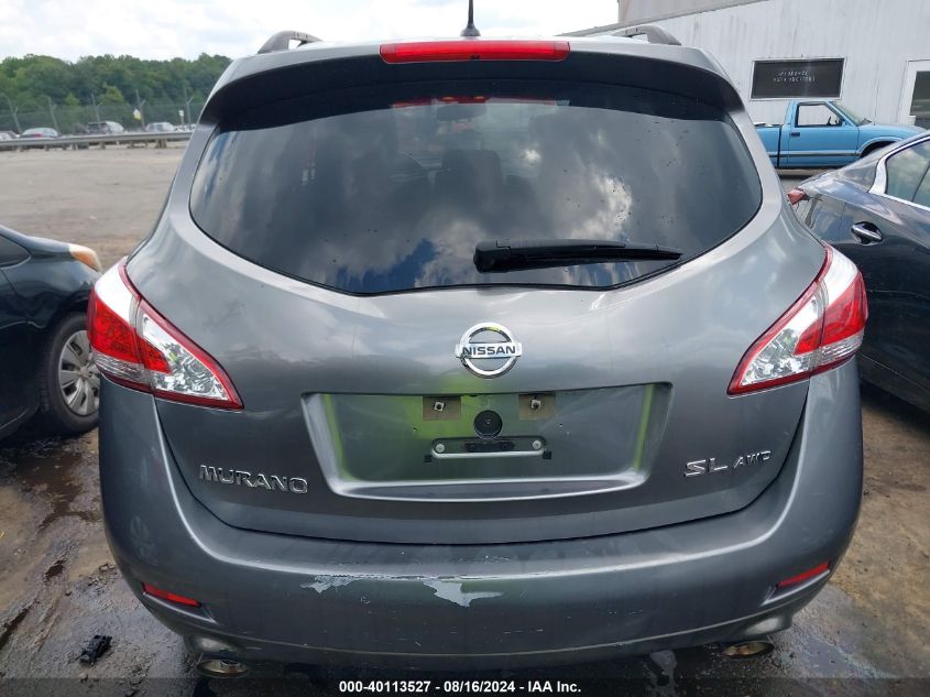 2014 Nissan Murano Sl VIN: JN8AZ1MW0EW507259 Lot: 40113527