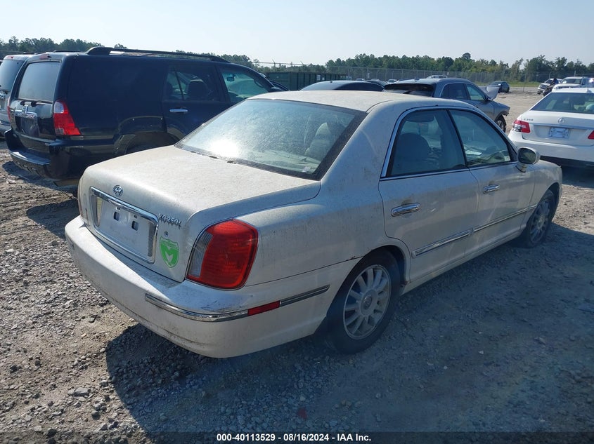 2004 Hyundai Xg 350 VIN: KMHFU45E04A369849 Lot: 40113529