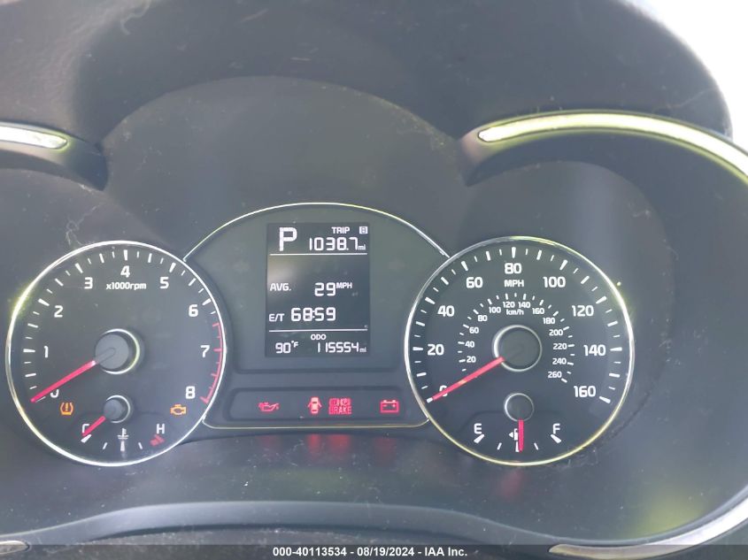 2017 Kia Forte Lx VIN: 3KPFK4A75HE066019 Lot: 40113534