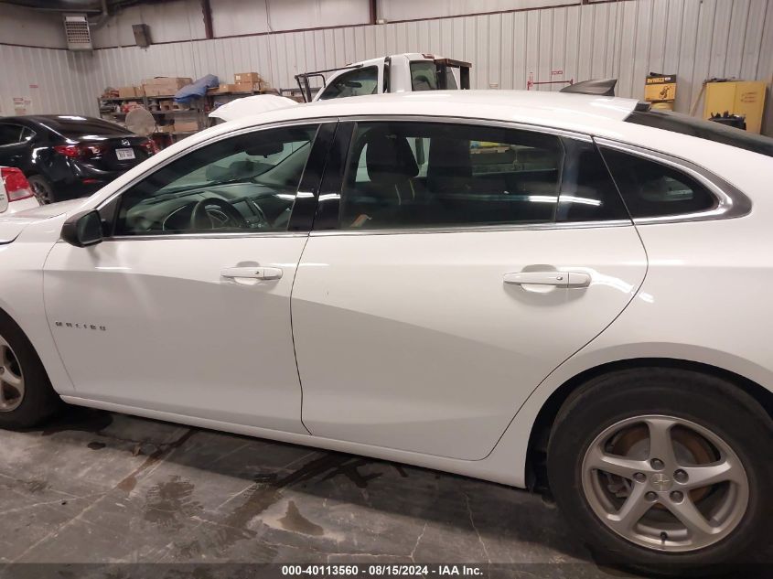 2018 Chevrolet Malibu 1Ls VIN: 1G1ZB5STXJF166457 Lot: 40113560