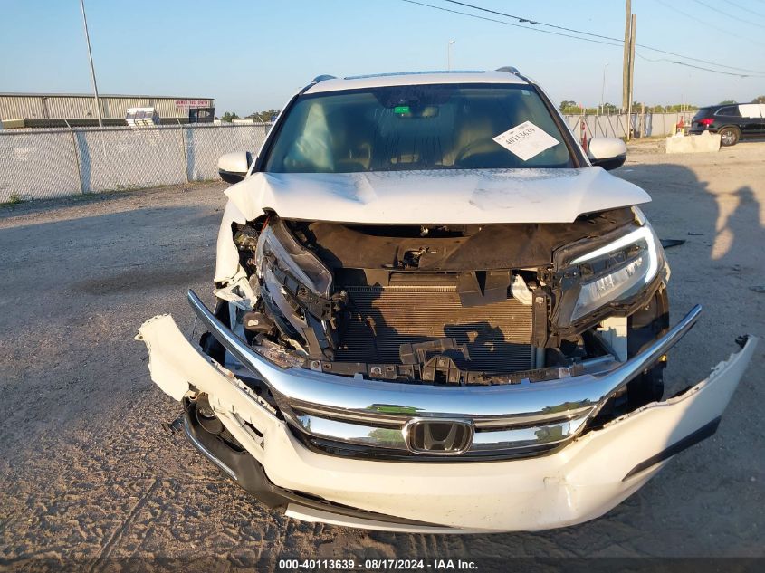 2021 Honda Pilot 2Wd Touring 8 Passenger VIN: 5FNYF5H92MB027306 Lot: 40113639