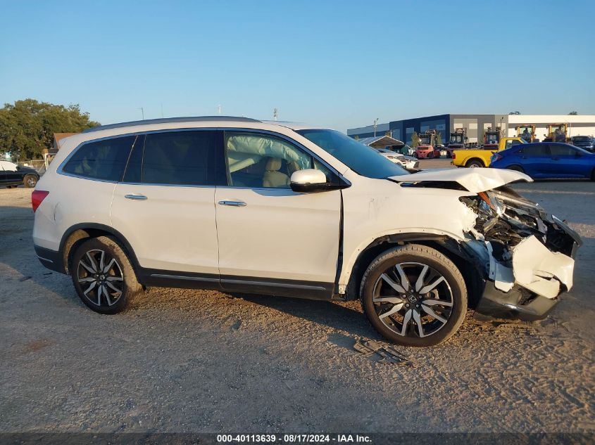 2021 Honda Pilot 2Wd Touring 8 Passenger VIN: 5FNYF5H92MB027306 Lot: 40113639