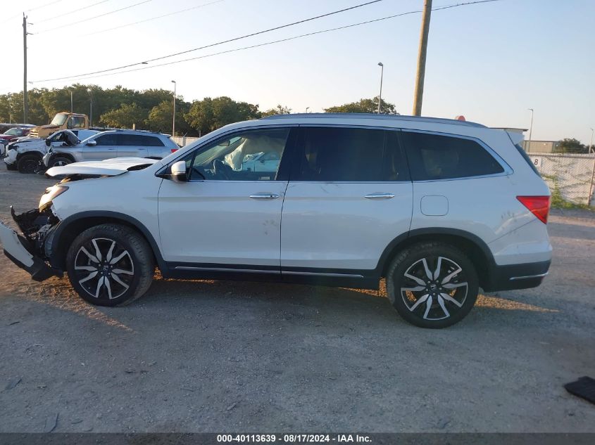 2021 Honda Pilot 2Wd Touring 8 Passenger VIN: 5FNYF5H92MB027306 Lot: 40113639