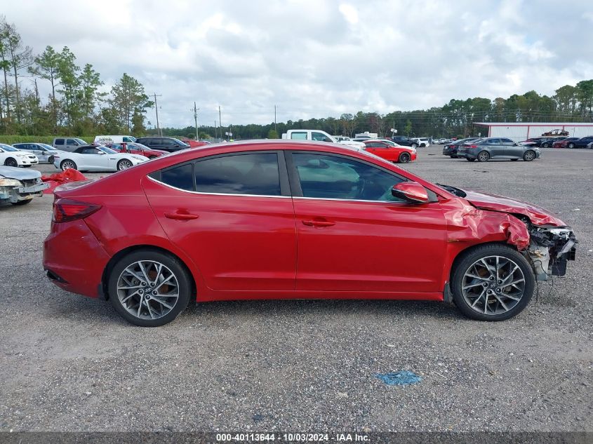 2019 Hyundai Elantra Limited VIN: 5NPD84LFXKH429136 Lot: 40113644