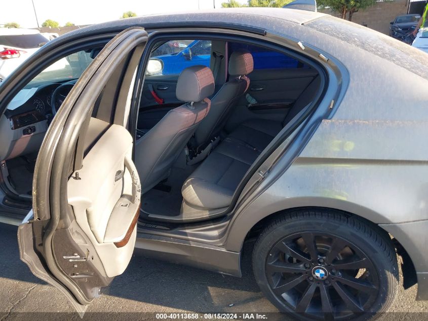 2011 BMW 328I VIN: WBAPH5G55BNM78407 Lot: 40113658