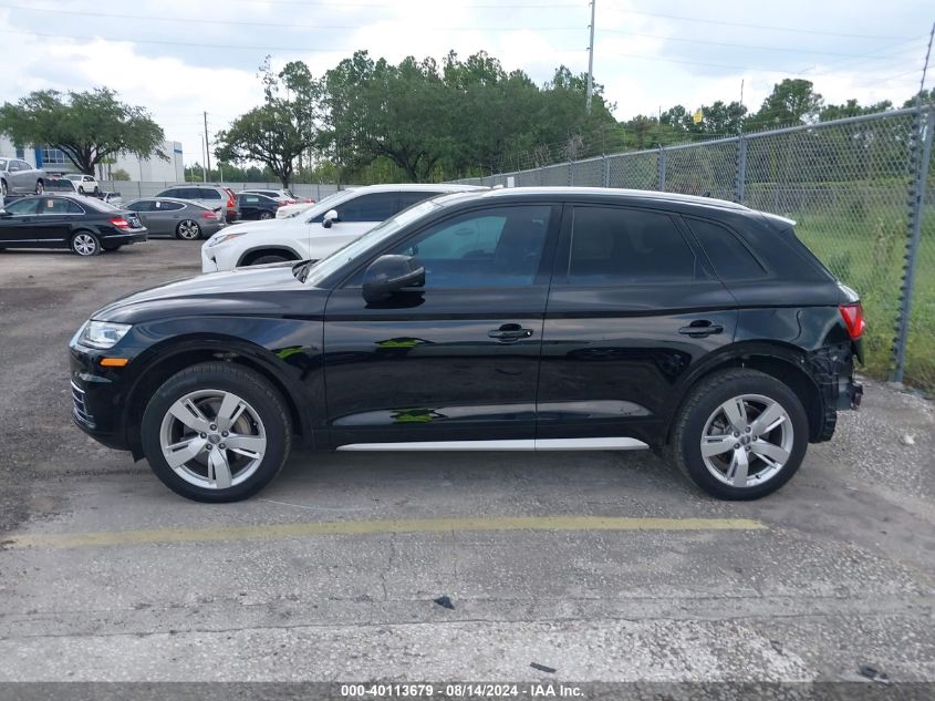 2018 Audi Q5 2.0T Premium/2.0T Tech Premium VIN: WA1ANAFY5J2012282 Lot: 40113679