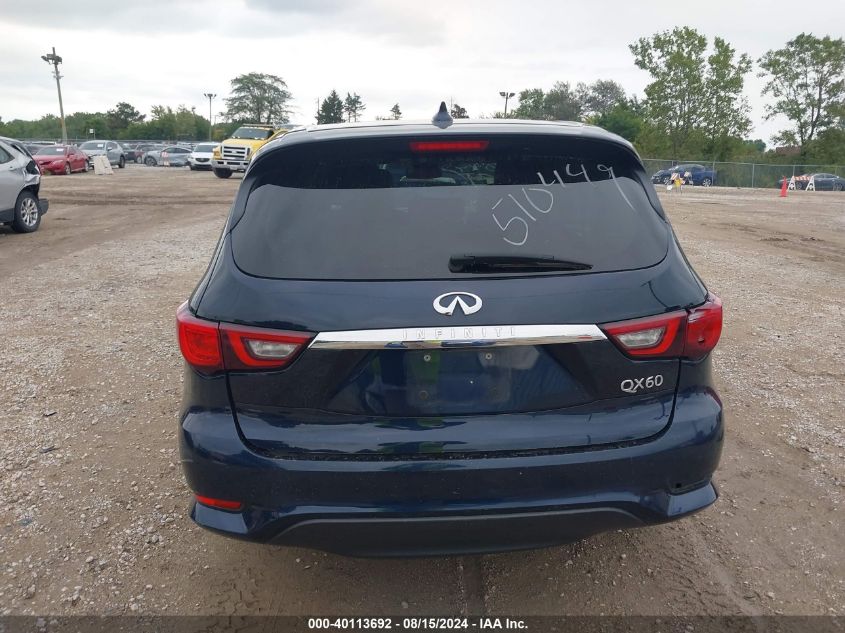 2018 Infiniti Qx60 VIN: 5N1DL0MM8JC518682 Lot: 40113692