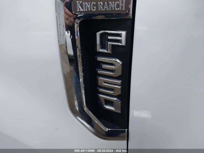 2022 Ford F-350 King Ranch VIN: 1FT8W3DT3NEC25207 Lot: 40113699