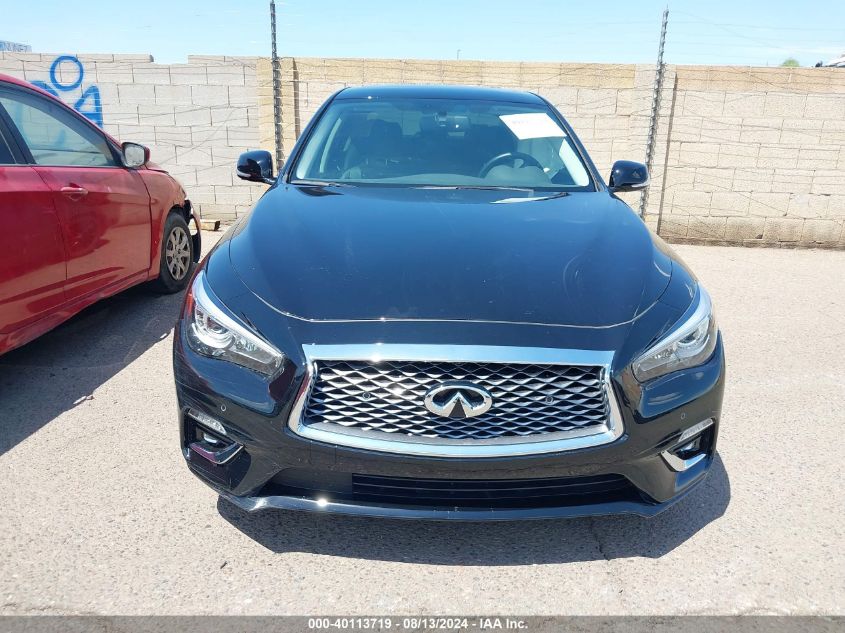 2023 Infiniti Q50 Luxe VIN: JN1EV7BP2PM510995 Lot: 40113719