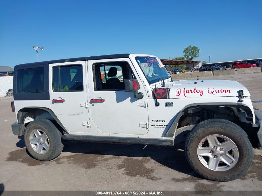 2017 Jeep Wrangler Unlimited Sport Rhd 4X4 VIN: 1C4BJWKG2HL524215 Lot: 40113764