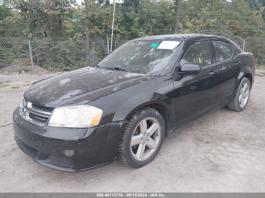 2012 Dodge Avenger Sxt VIN: 1C3CDZCB1CN142100 Lot: 40113776