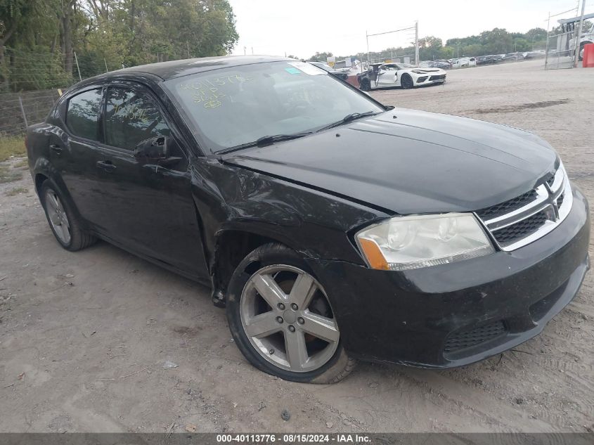 2012 Dodge Avenger Sxt VIN: 1C3CDZCB1CN142100 Lot: 40113776