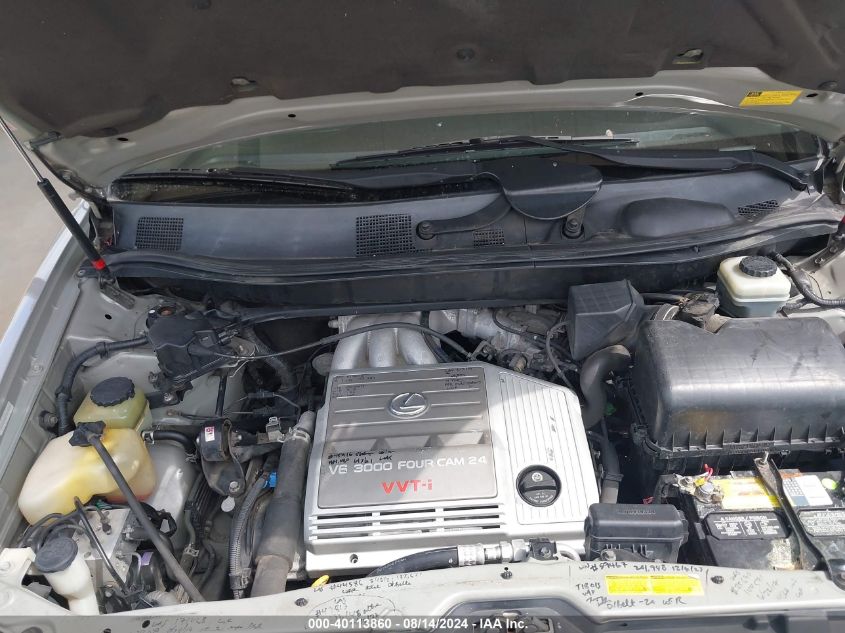 2002 Lexus Rx 300 VIN: JTJHF10U520288091 Lot: 40113860