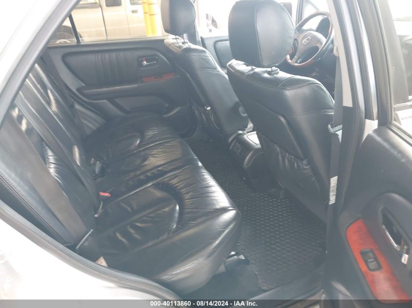 2002 Lexus Rx 300 VIN: JTJHF10U520288091 Lot: 40113860