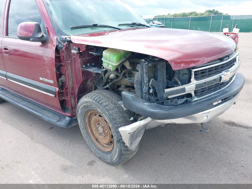 2001 Chevrolet Tahoe Lt VIN: 1GNEK13T41R201027 Lot: 40113890