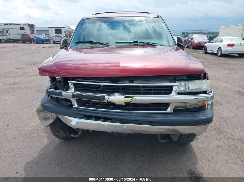 2001 Chevrolet Tahoe Lt VIN: 1GNEK13T41R201027 Lot: 40113890