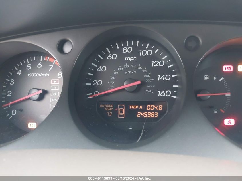 2001 Acura 3.2Cl VIN: 19UYA42491A018159 Lot: 40113893