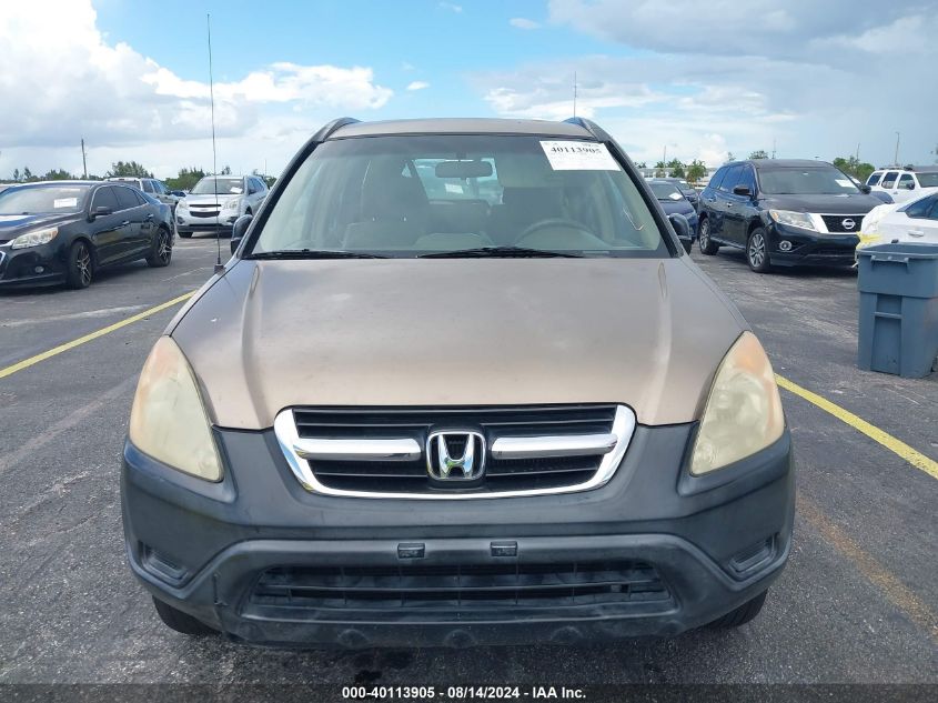 2004 Honda Cr-V Lx VIN: SHSRD68474U203442 Lot: 40113905