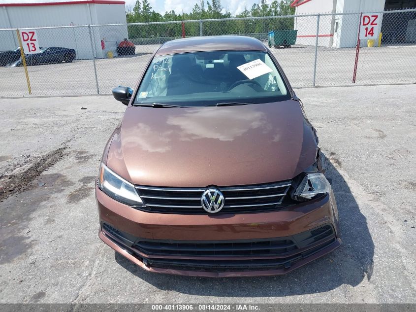 2016 Volkswagen Jetta 1.4T S VIN: 3VW267AJ6GM392784 Lot: 40113906