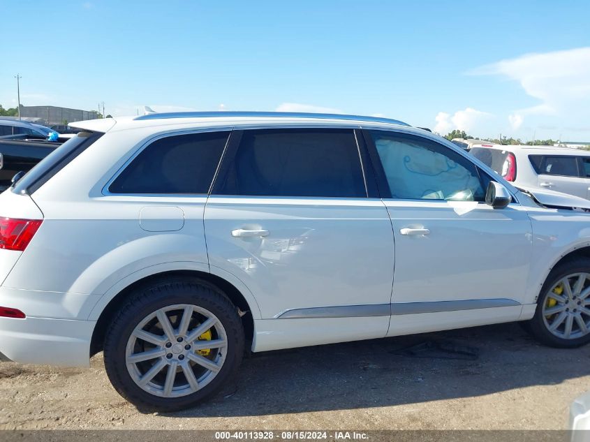 2017 Audi Q7 3.0T Premium VIN: WA1VAAF7XHD035527 Lot: 40113928