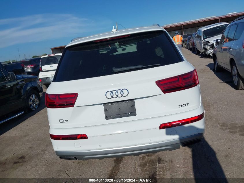 WA1VAAF7XHD035527 2017 Audi Q7 3.0T Premium