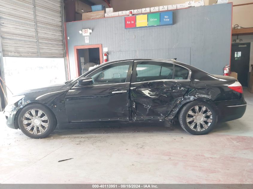 KMHGC46E09U034974 2009 Hyundai Genesis 3.8