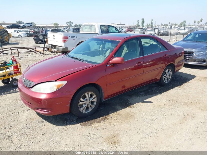 4T1BF30K544063325 2004 Toyota Camry Le/Xle/Se