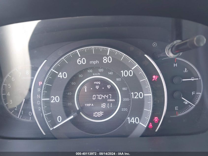 2014 Honda Cr-V Ex VIN: 2HKRM3H52EH513709 Lot: 40113972