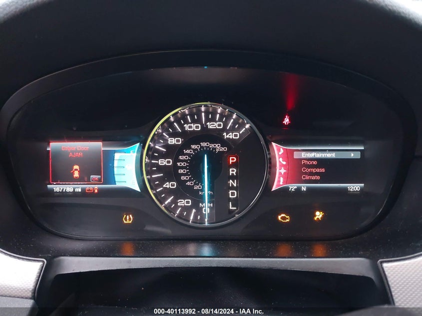 2012 Ford Edge Sel VIN: 2FMDK3J90CBA92302 Lot: 40113992