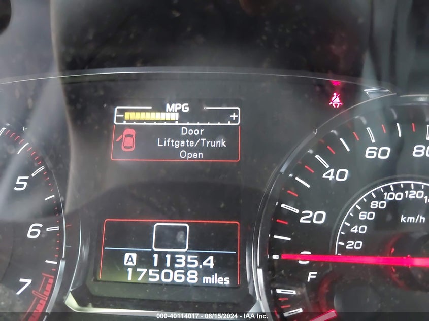 2019 SUBARU WRX - JF1VA1A60K9814388