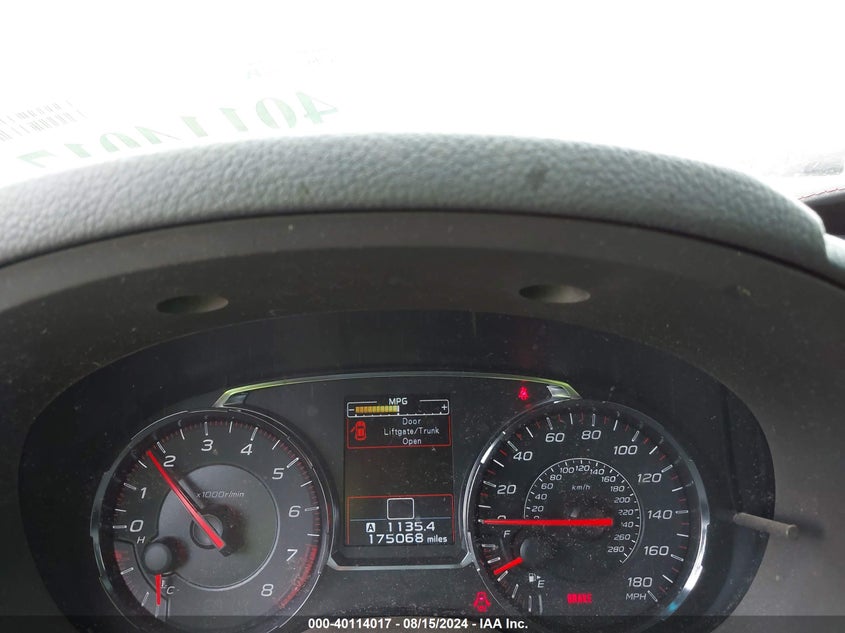 2019 SUBARU WRX - JF1VA1A60K9814388