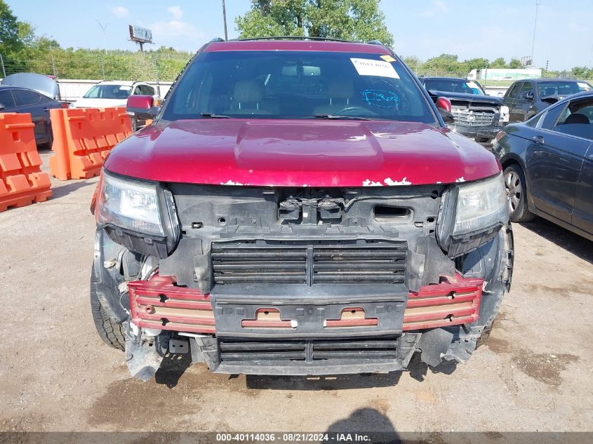 2017 Ford Explorer Limited VIN: 1FM5K8F87HGD04484 Lot: 40114036