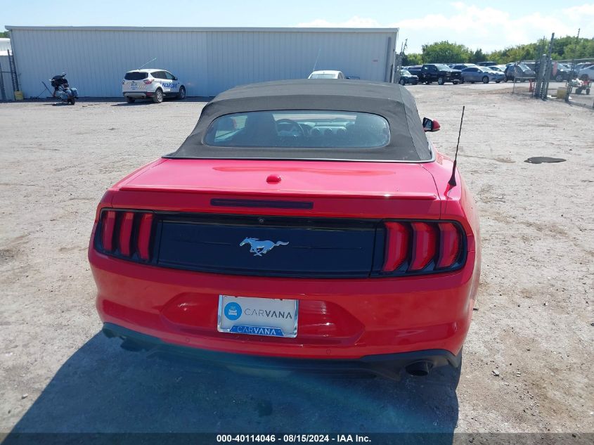 2020 Ford Mustang Ecoboost Premium VIN: 1FATP8UH0L5112723 Lot: 40114046