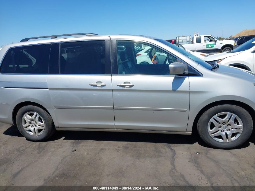 2005 Honda Odyssey Ex-L VIN: 5FNRL38755B017323 Lot: 40114049