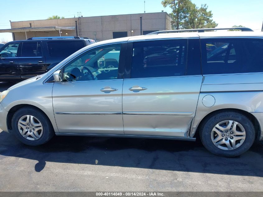 2005 Honda Odyssey Ex-L VIN: 5FNRL38755B017323 Lot: 40114049