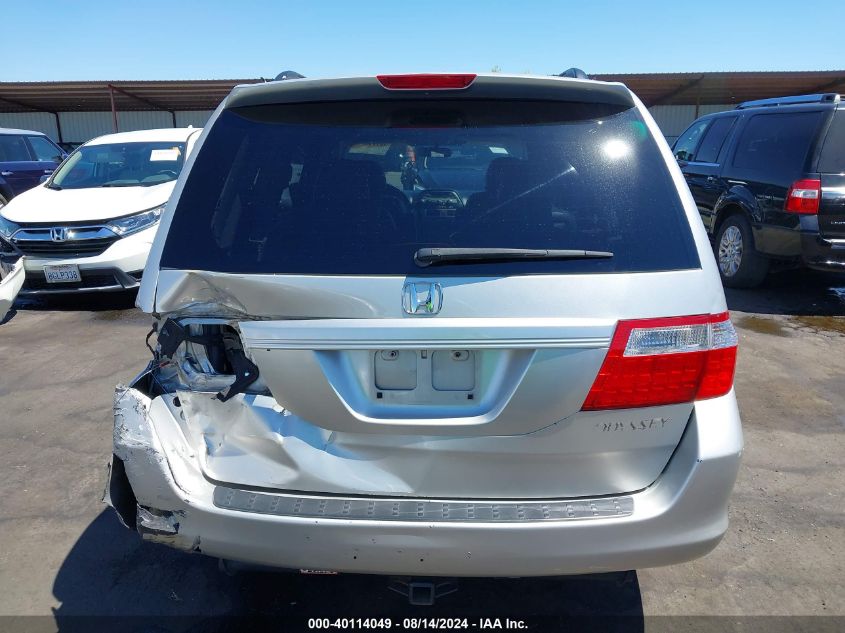 2005 Honda Odyssey Ex-L VIN: 5FNRL38755B017323 Lot: 40114049