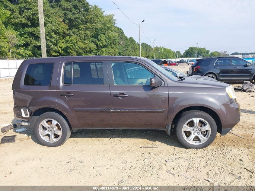 2013 Honda Pilot Ex VIN: 5FNYF3H48DB039565 Lot: 40114079