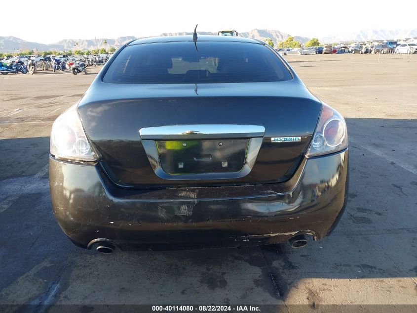 2009 Nissan Altima Hybrid VIN: 1N4CL21EX9C149169 Lot: 40114080