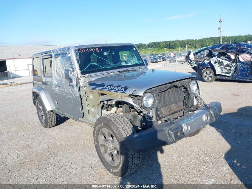 2018 Jeep Wrangler Jk Unlimited Sahara VIN: 1C4HJWEG7JL893986 Lot: 40114087