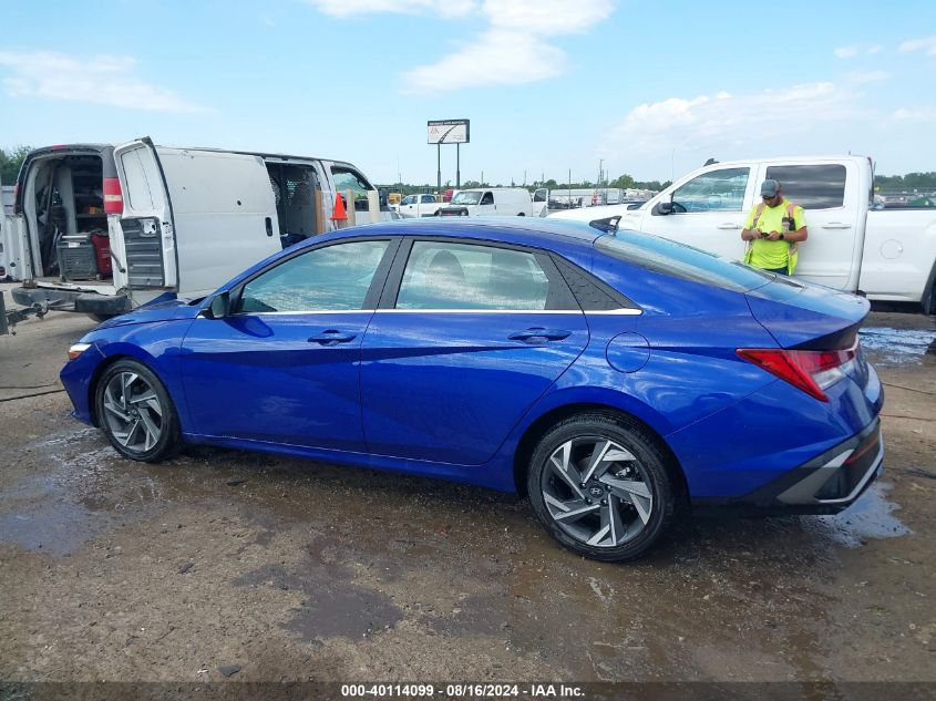 2024 Hyundai Elantra Hybrid Limited VIN: KMHLN4DJ3RU103861 Lot: 40114099