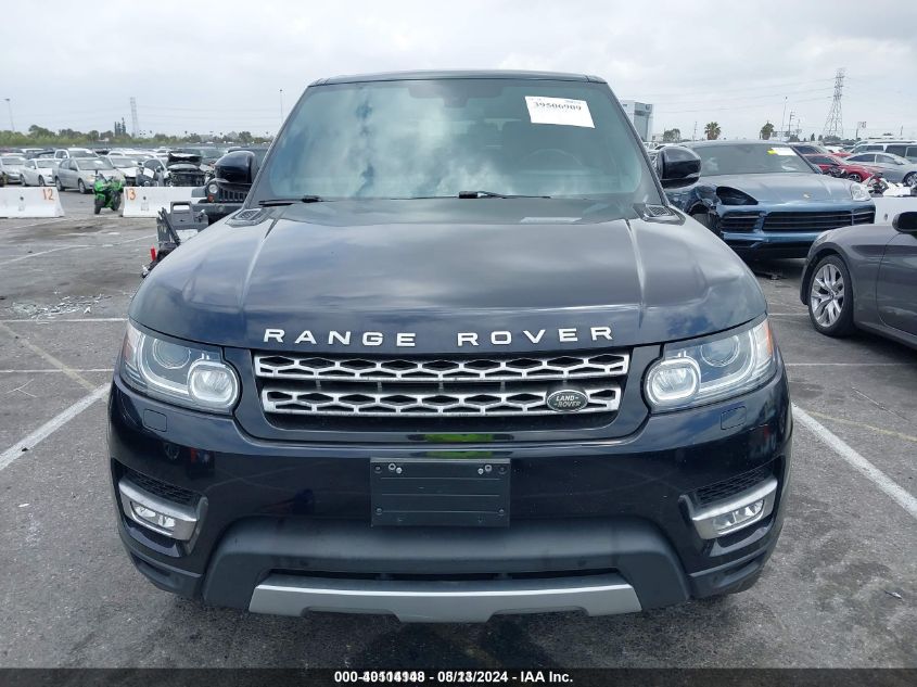 2014 Land Rover Range Rover Sport 3.0L V6 Supercharged Hse VIN: SALWR2WF7EA333779 Lot: 40114148