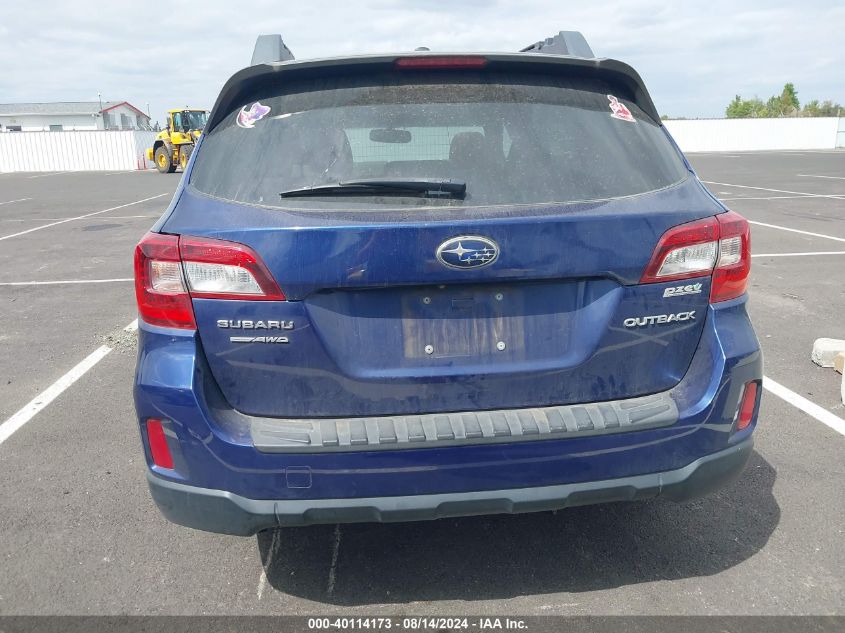 2015 Subaru Outback 2.5I Limited VIN: 4S4BSALC2F3252771 Lot: 40114173