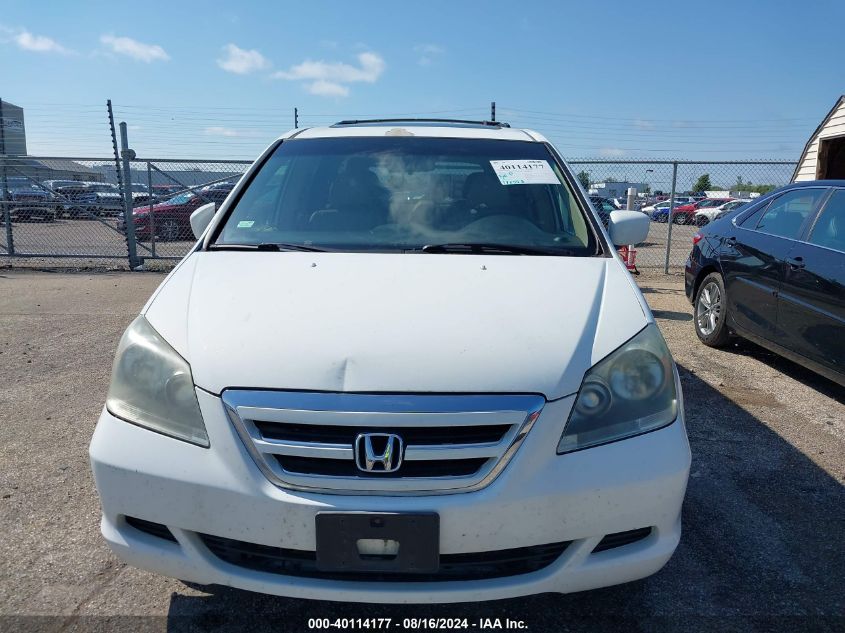 2005 Honda Odyssey Exl VIN: 5FNRL38705B095461 Lot: 40114177